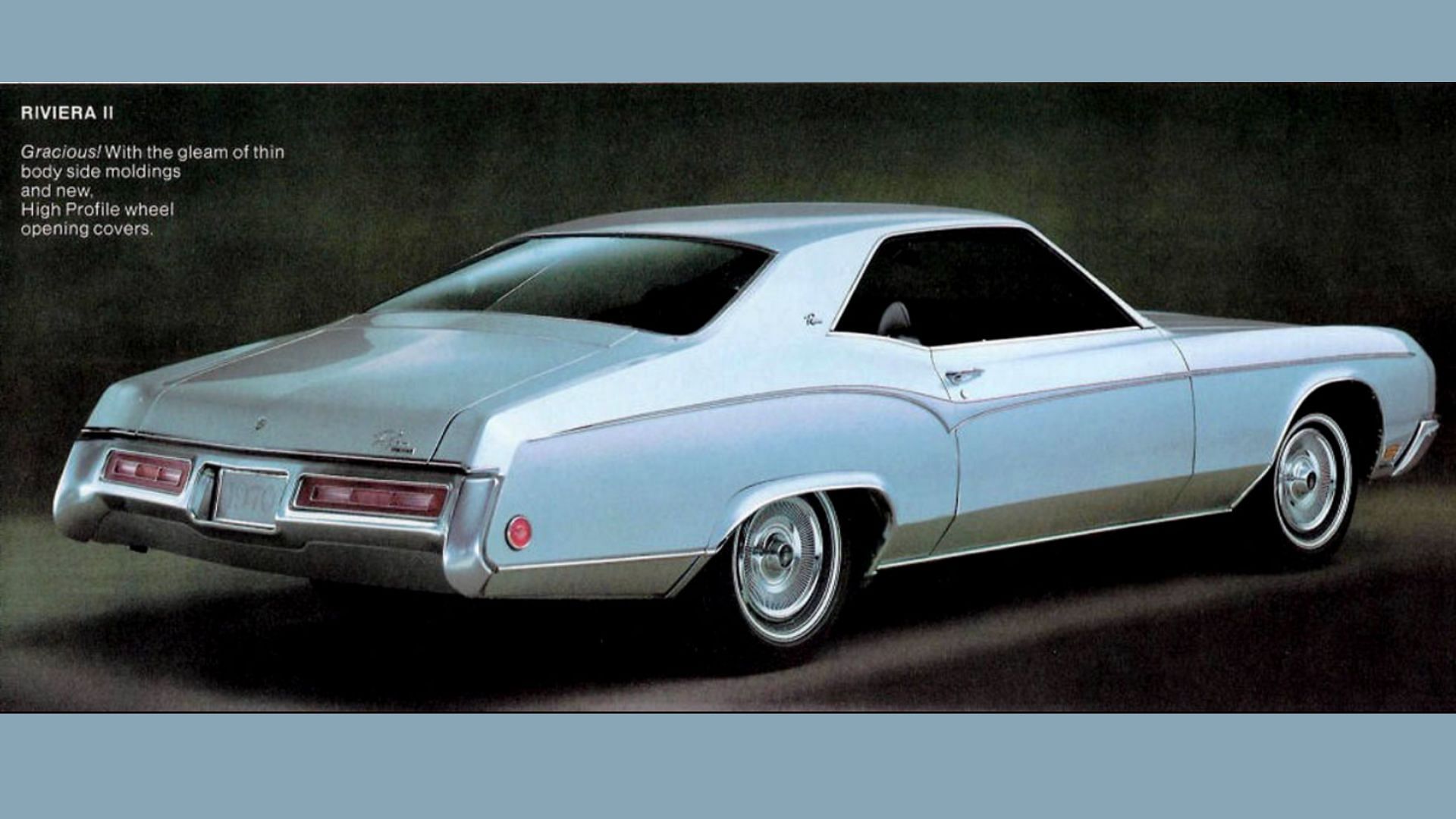 1970 buick riviera inblue