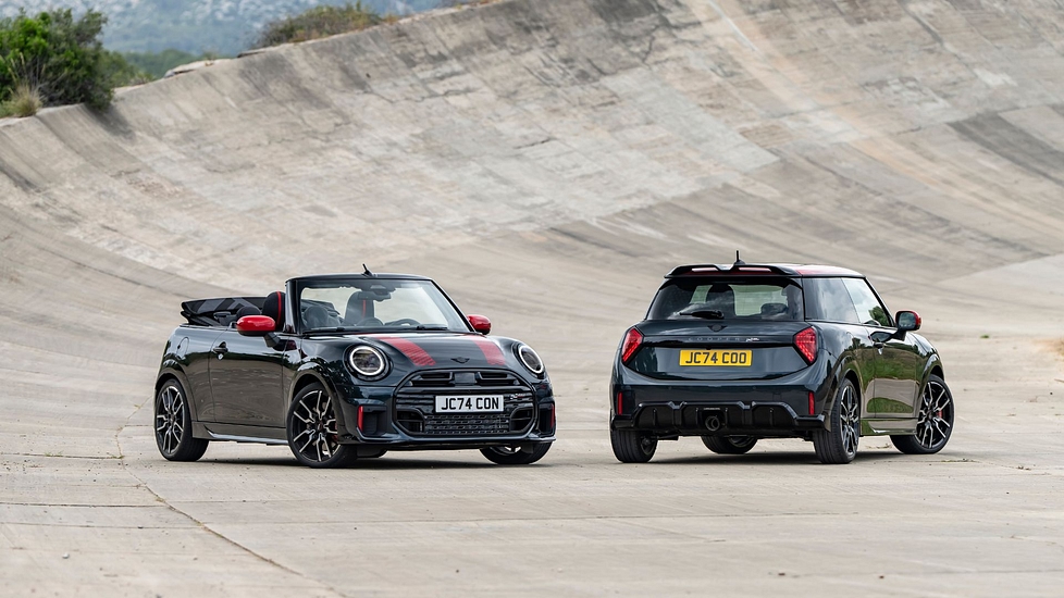 The 2025 MINI John Cooper Works Coupe and Convertible Are Here With 228 horsepower